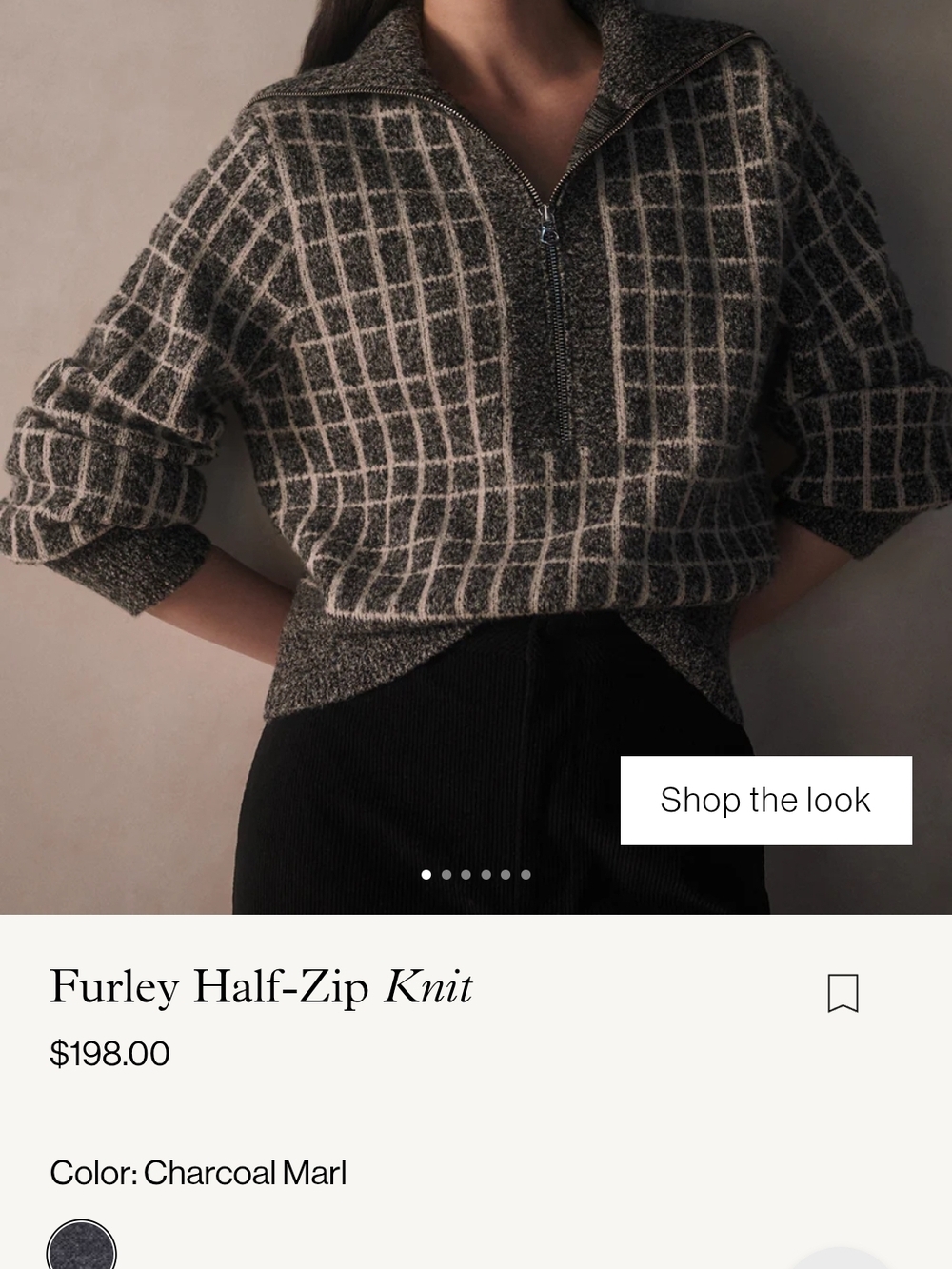 Furley Half-Zip Knit Sweater